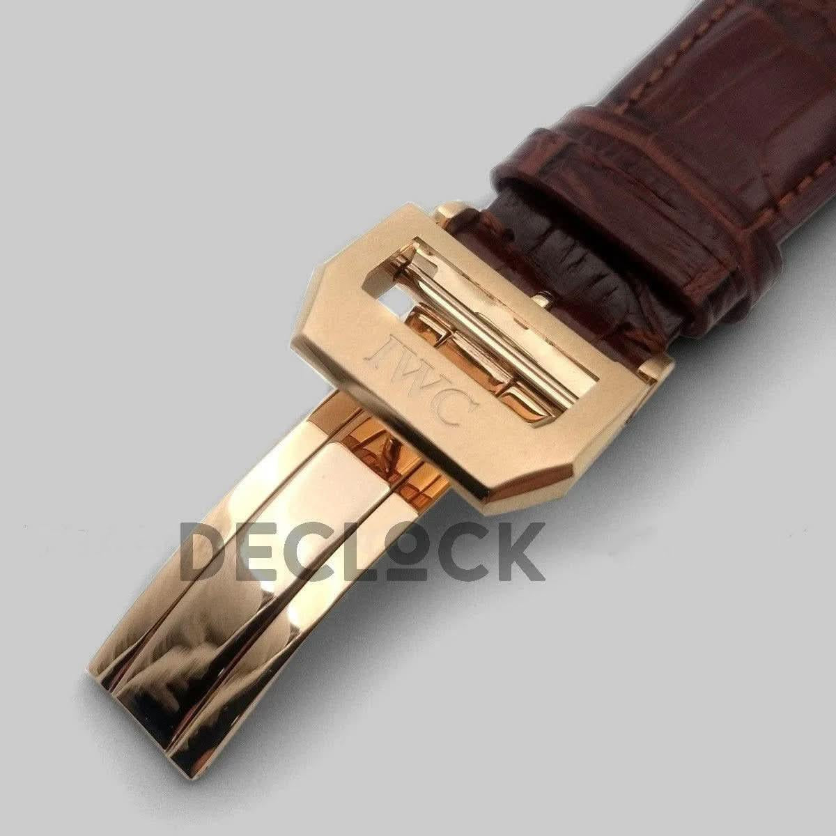Replica IWC Portuguese Automatic 7 Day IW500701 Rose Gold |  Declock.