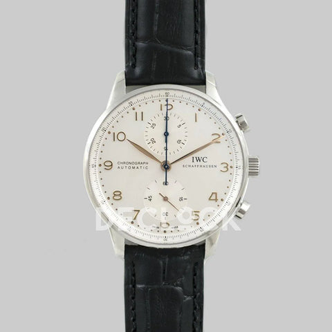 Replica IWC Portuguese Automatic Chronograph IW371445 Steel DECLOCK