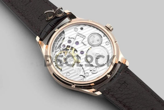 Replica IWC Portuguese Hand Wound Eight Days IW545409 White Dial in Rose Gold |  Declock.