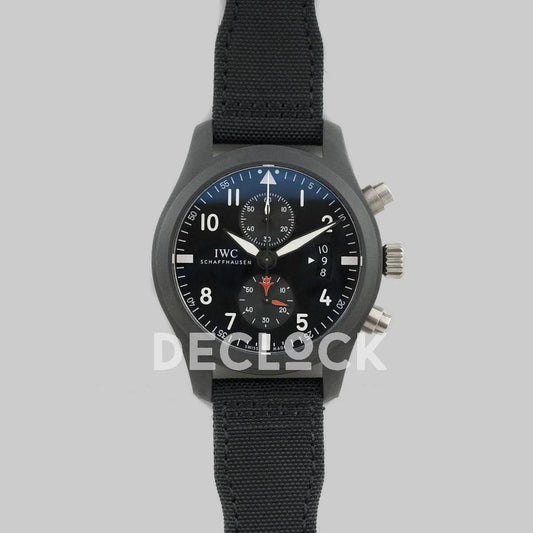 Replica IWC Top Gun Pilot’s Watch Chronograph IW388001 Ceramic |  Declock.