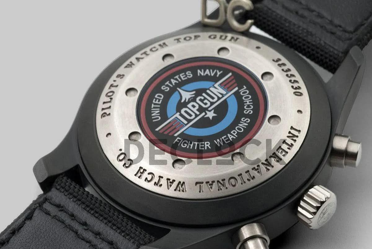 Replica IWC Top Gun Pilot’s Watch Chronograph IW388001 Ceramic |  Declock.