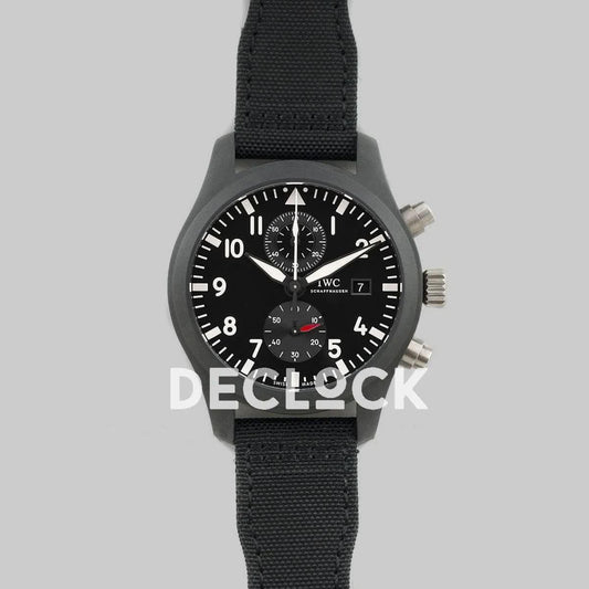 Replica IWC Top Gun Pilot’s Watch Chronograph IW389001 Ceramic |  Declock.