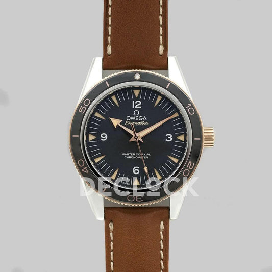 Replica Omega Seamaster 300 Sedna Gold in Steel | Declock.