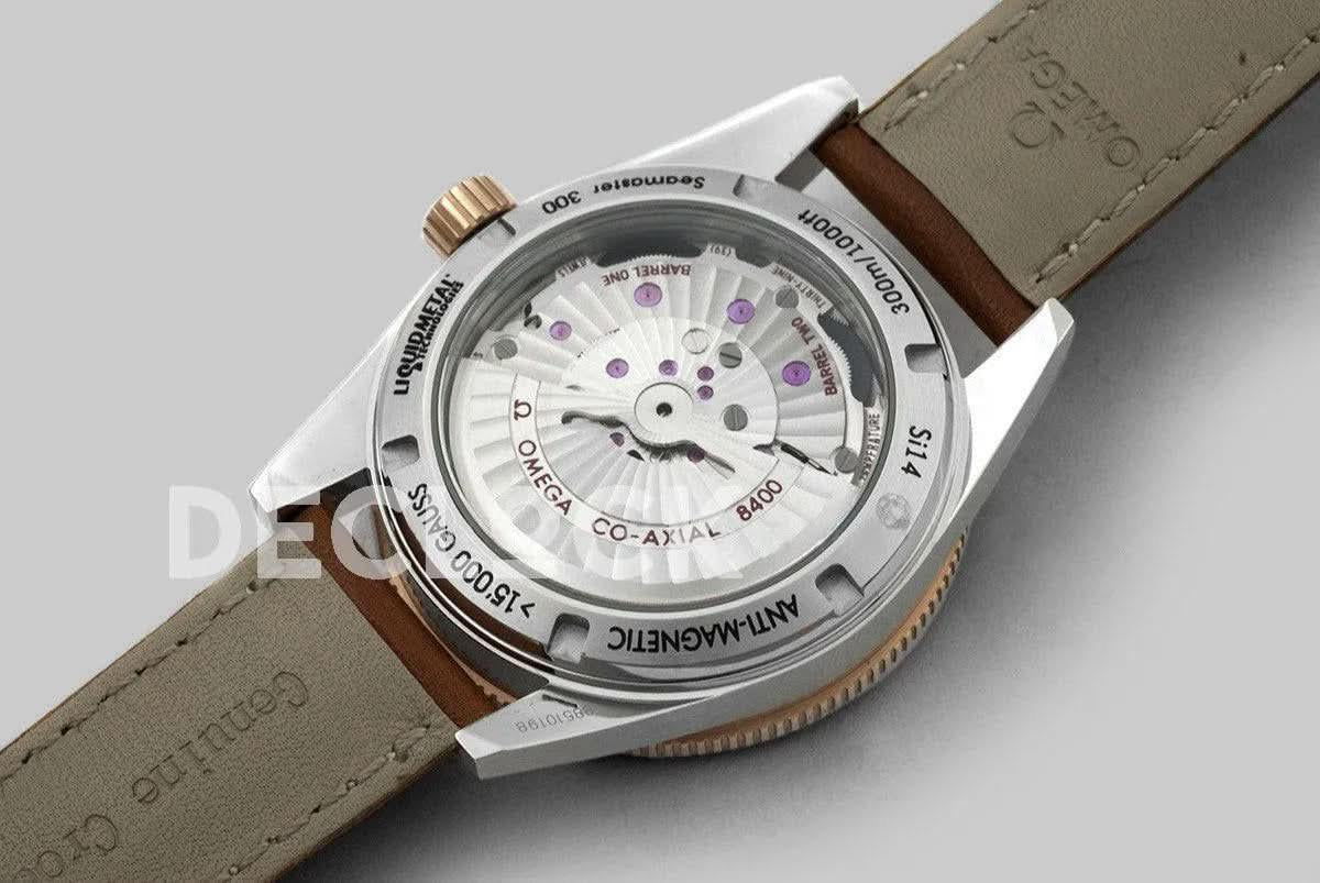 Replica Omega Seamaster 300 Sedna Gold in Steel |  Declock.