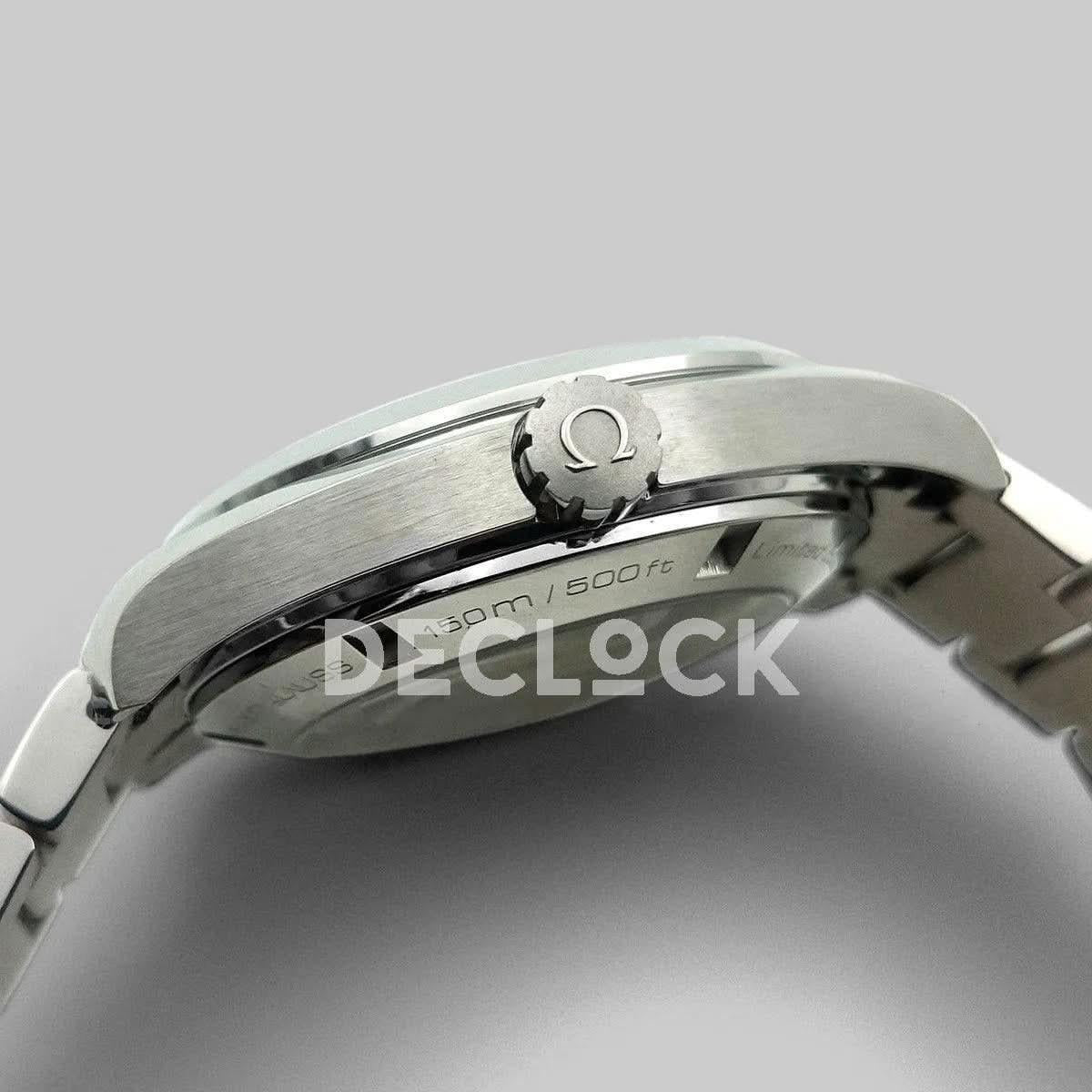 Replica Omega Seamaster Aqua Terra 150m ‘James Bond’ Black Dial |  Declock.