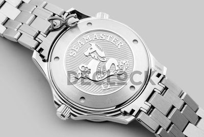Replica Omega Seamaster Diver 300m Co-Axial 42mm Black Dial in Steel