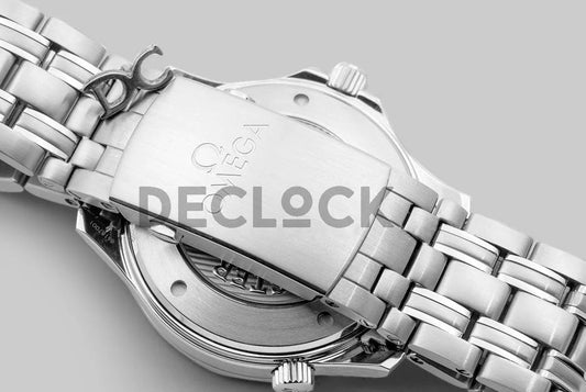 Replica Omega Seamaster Diver 300m Co-Axial 42mm Blue Dial in Steel