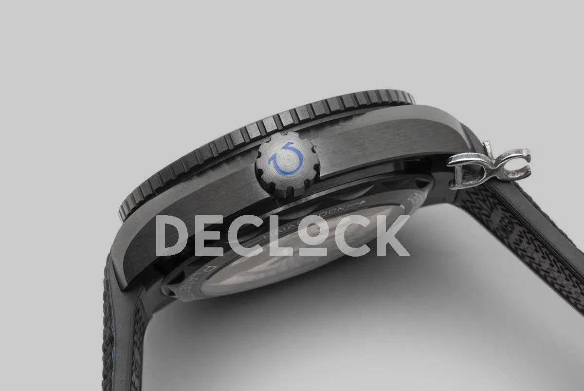 Replica Omega Seamaster Planet Ocean GMT “Deep Black” Blue Ceramic |  Declock.
