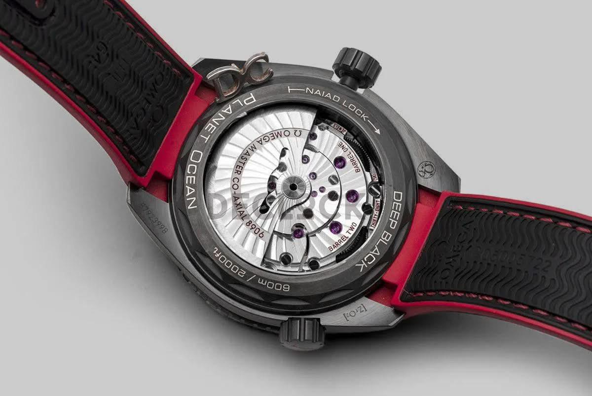 Replica Omega Seamaster Planet Ocean GMT “Deep Black” Red Ceramic |  Declock.