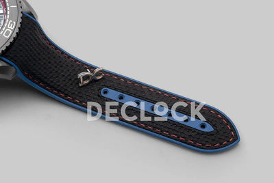 Replica Omega Seamaster Planet Ocean GMT “Deep Black” Red/Blue Ceramic