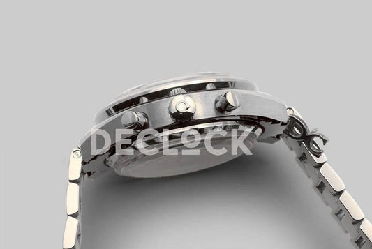 Replica Omega Speedmaster ’57 Co-Axial White Dial in Steel on Bracelet |  Declock.
