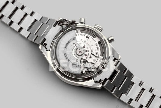 Replica Omega Speedmaster ’57 Co-Axial White Dial in Steel on Bracelet |  Declock.