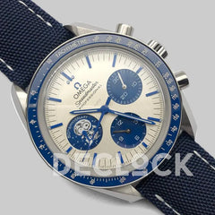 Replica Omega Speedmaster Anniversary Series Co-Axial Master Chronometer Chronograph 42mm “Silver Snoopy Award” Blue Ref: 310.32.42.50.02.001