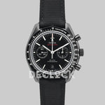 Replica Omega Speedmaster Moonwatch Co-Axial Chronograph ‘Dark Side of The Moon’ with White Tachymeter - Replica Watches