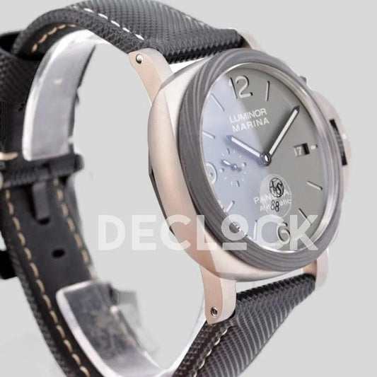 Replica Panerai PAM 1662 Luminor on Black Kevlar Composite Strap |  Declock.