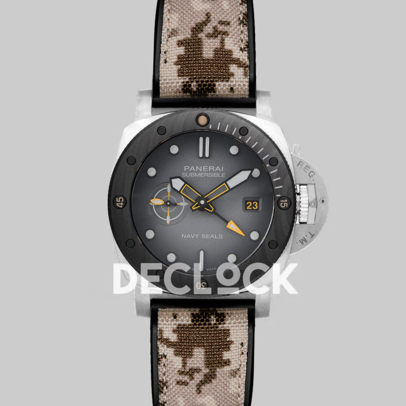 PAM1323 Submersible Navy Seal Rubber Titanium