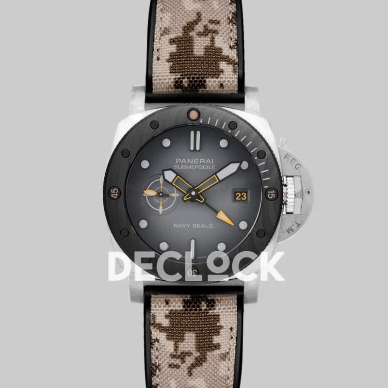 PAM1323 Submersible Navy Seal Rubber Titanium