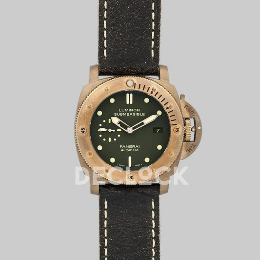 Replica Panerai PAM382 Luminor Submersible 1950 3 Days Automatic Bronzo |  Declock.