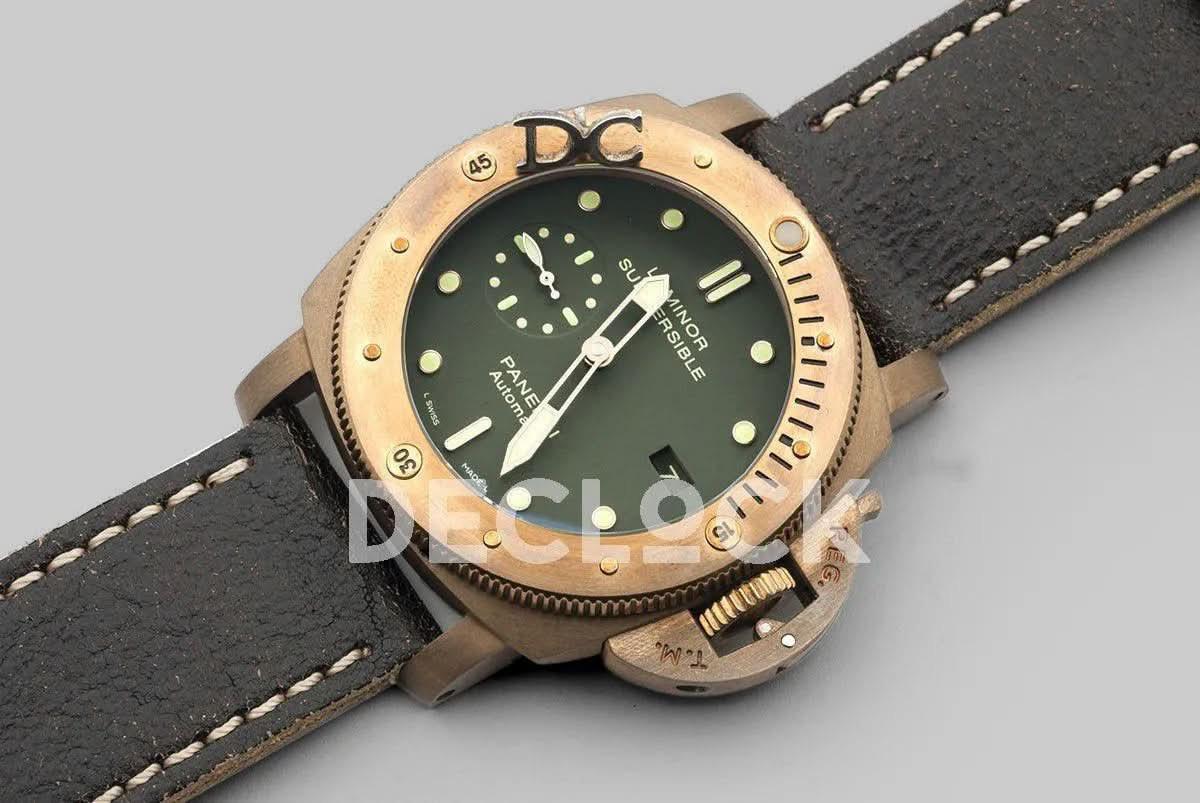 Replica Panerai PAM382 Luminor Submersible 1950 3 Days Automatic Bronzo |  Declock.