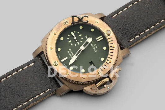 Replica Panerai PAM382 Luminor Submersible 1950 3 Days Automatic Bronzo | Declock.