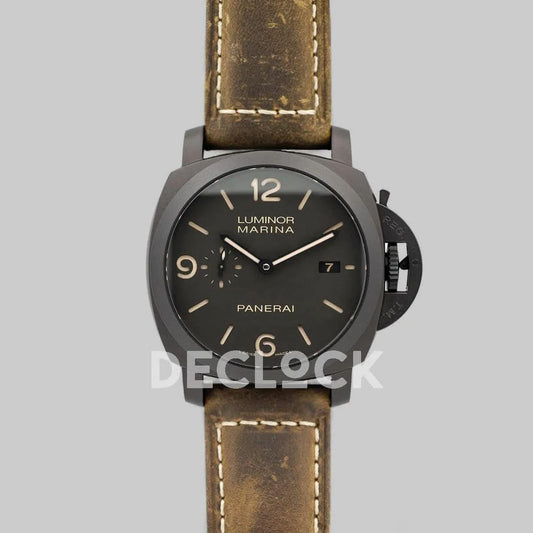 Replica Panerai PAM386 Luminor Marina 1950 3 Days Automatic Composite | Declock.