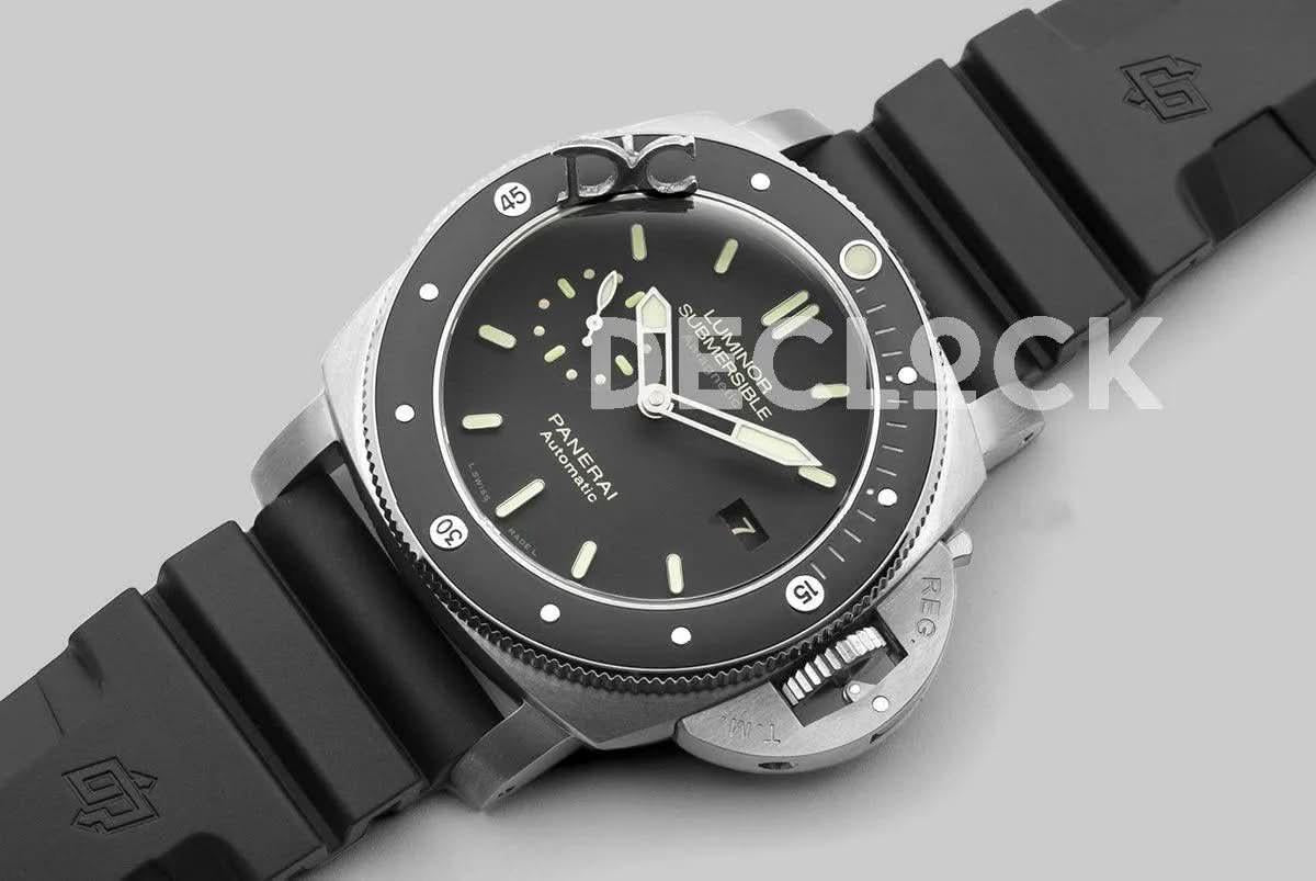 Replica Panerai PAM389 Luminor Submersible 1950 Amagnetic 3 Days Automatic Titanio |  Declock.