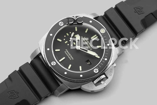 Replica Panerai PAM389 Luminor Submersible 1950 Amagnetic 3 Days Automatic Titanio | Declock.
