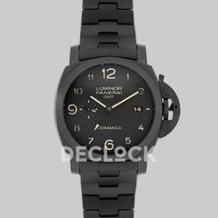 Replica Panerai PAM438 TUTTONERO Luminor 1950 3 Days GMT Automatic Ceramica