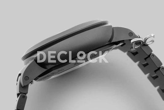 Replica Panerai PAM438 TUTTONERO Luminor 1950 3 Days GMT Automatic Ceramica | Declock.