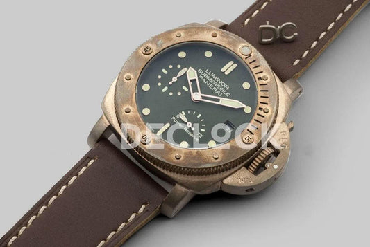 Replica Panerai PAM507 Luminor Submersible 1950 3 Days Power Reserve Automatic Bronzo |  Declock.