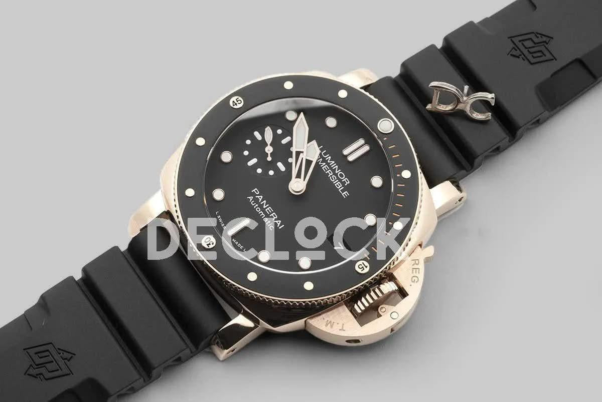 Replica Panerai PAM684 Luminor Submersible 1950 3 Days Automatic Oro Rosso |  Declock.