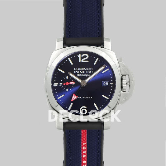 Replica Panerai PAM1404 Luminor Quaranta BiTempo Luna Rossa 40mm | Declock.