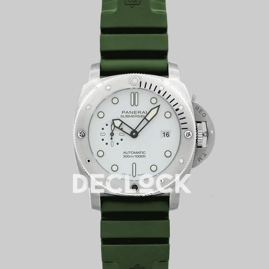 Replica Panerai PAM1226 Luminor Submersible Green | Declock.