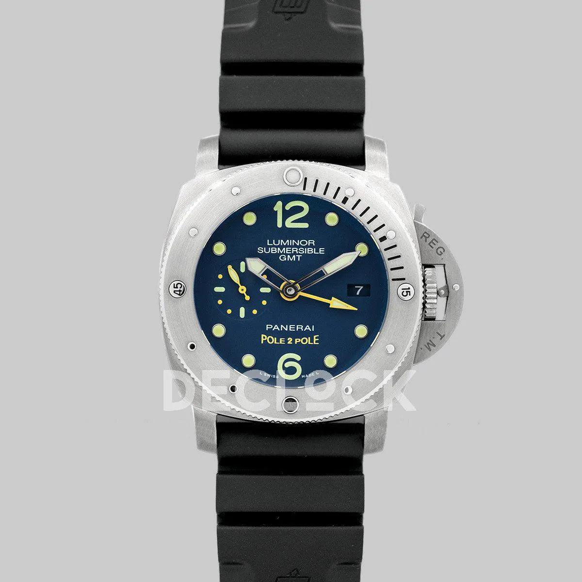 Replica Panerai PAM719 Luminor Submersible 1950 3 Days GMT Titanium Pole2Pole