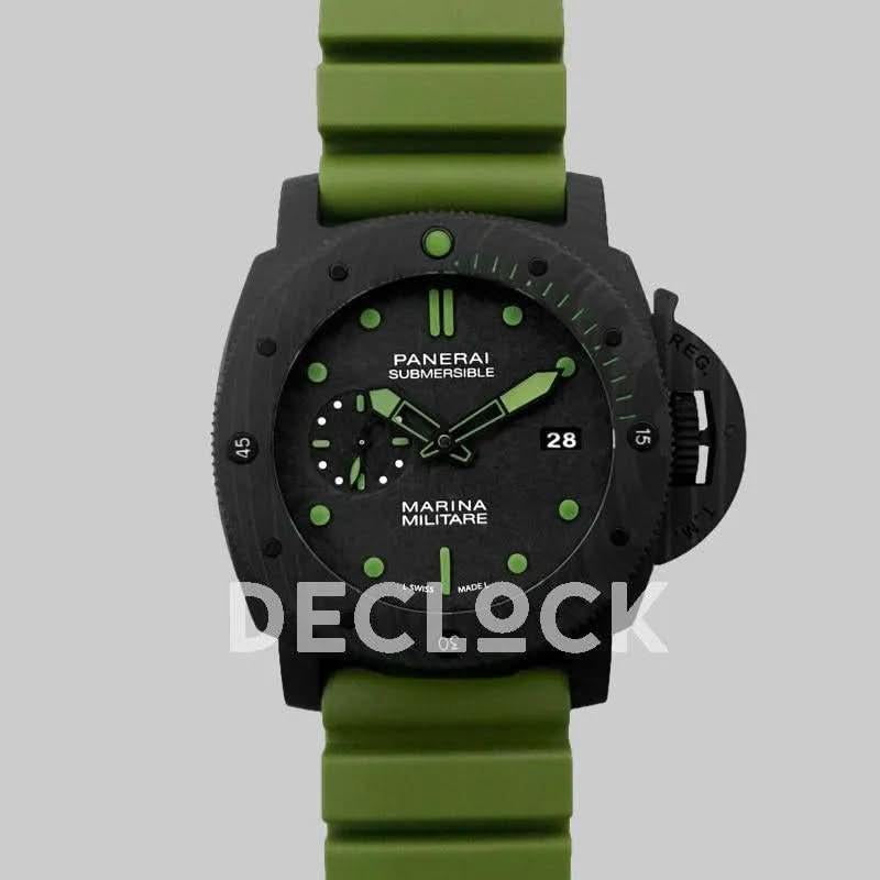Replica Panerai PAM961 Luminor Submersible Marina Militare Carbotech |  Declock.