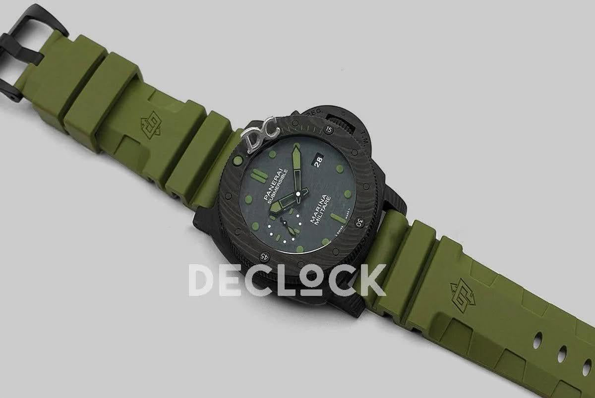 Replica Panerai PAM961 Luminor Submersible Marina Militare Carbotech |  Declock.