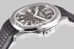 Replica Pattek Philippe Aquanaut 5167R Steel Gray Dial on Black Rubber Strap - Replica Watches