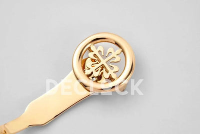 Replica Pattek Philippe Calatrava 5153 Rose Gold White Dial on Brown Leather Strap