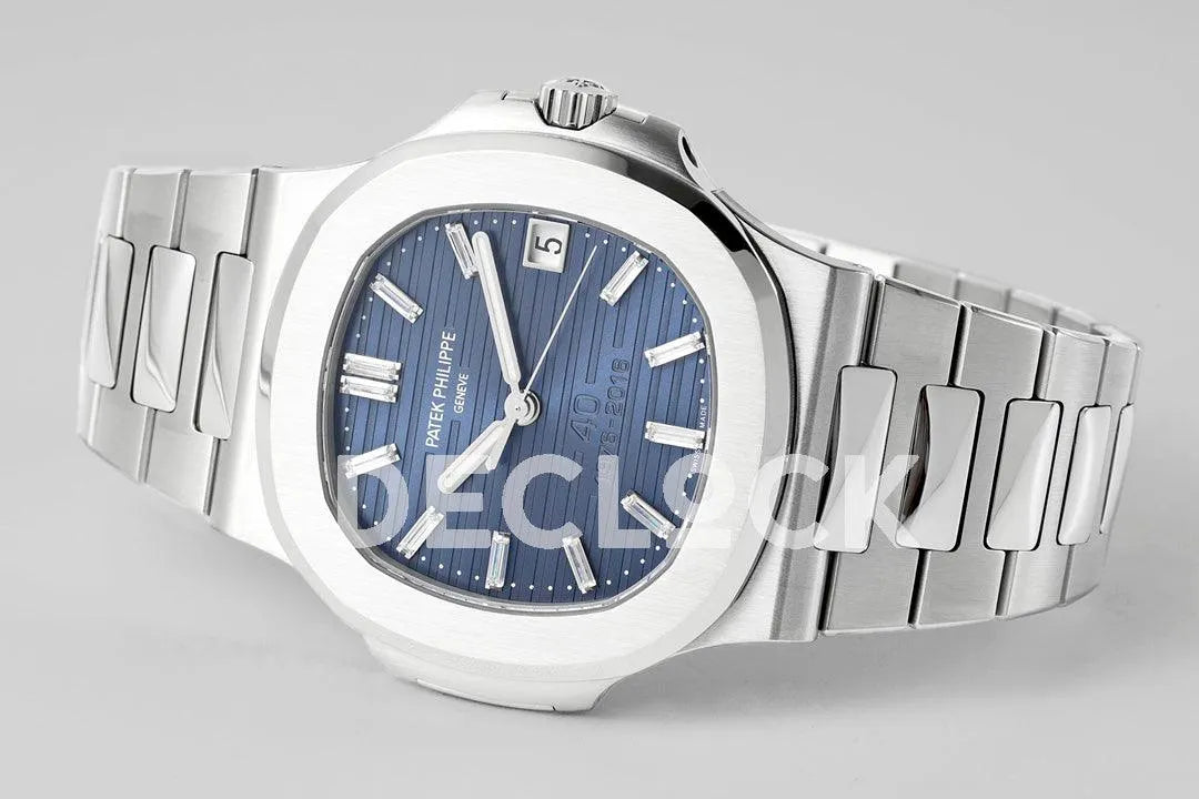 Replica Pattek Philippe Nautilus 5711 40th Anniversary Blue Dial on Steel - Replica Watches