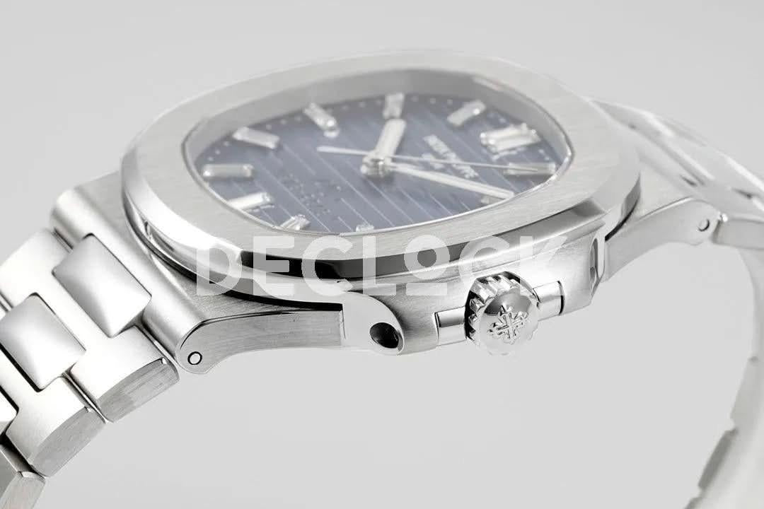 Replica Pattek Philippe Nautilus 5711 40th Anniversary Blue Dial on Steel |  Declock.