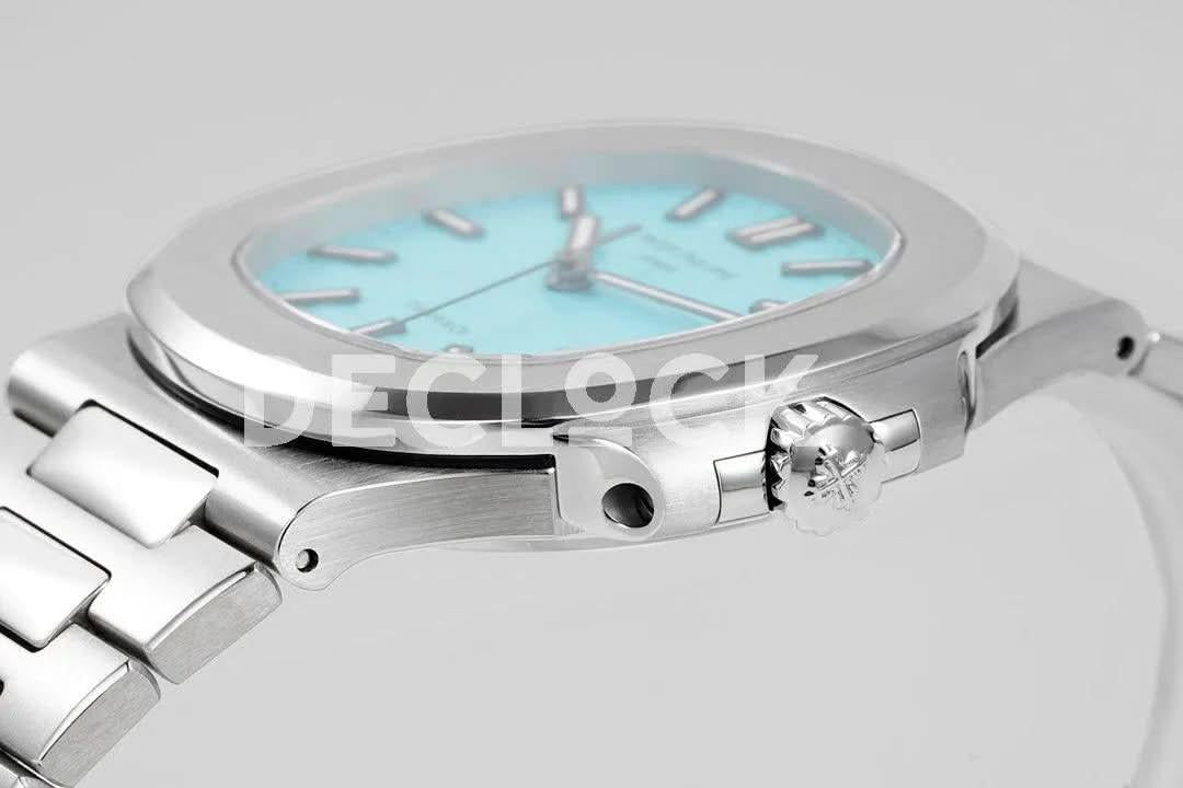 Replica Pattek Philippe Nautilus 5711 Tiffany Blue Dial on Steel |  Declock.