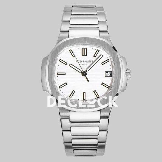 Replica Pattek Philippe Nautilus 5711 White Dial on Steel |  Declock.