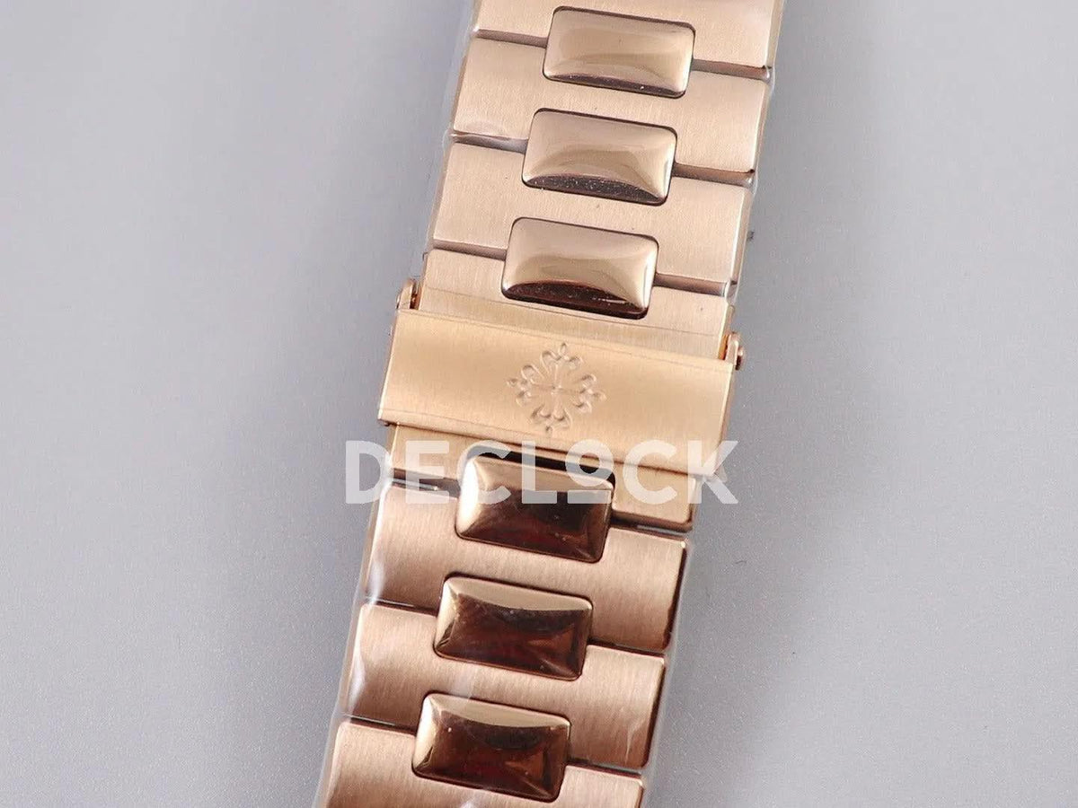 Replica Pattek Philippe Nautilus 5711/1R Brown Dial on Rose Gold |  Declock.