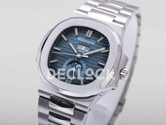 Replica Pattek Philippe Nautilus 5726 Blue Dial on Steel | Declock.