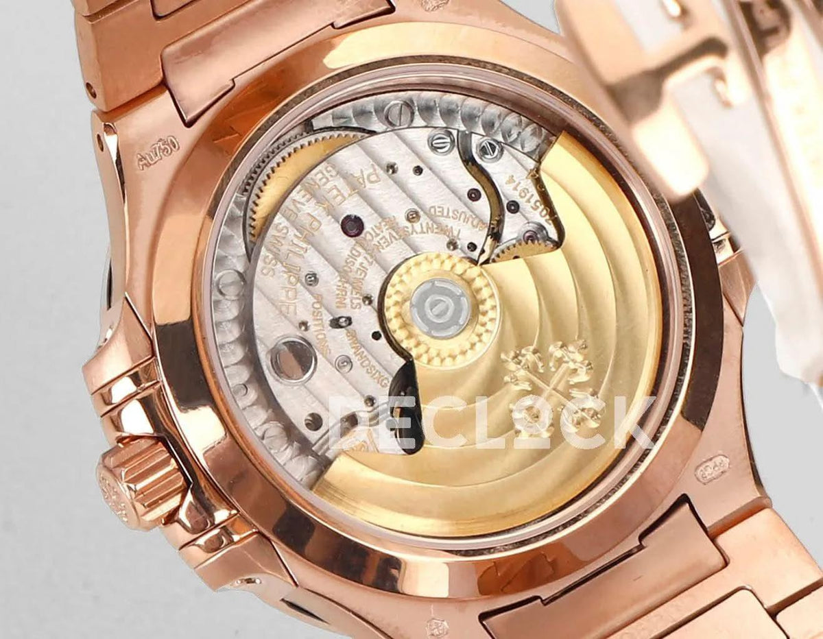 Replica Pattek Philippe Nautilus 7118/1A White Dial on Rose Gold |  Declock.