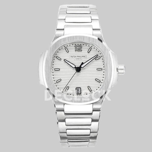 Replica Pattek Philippe Nautilus 7118/1A White Dial on Steel |  Declock.