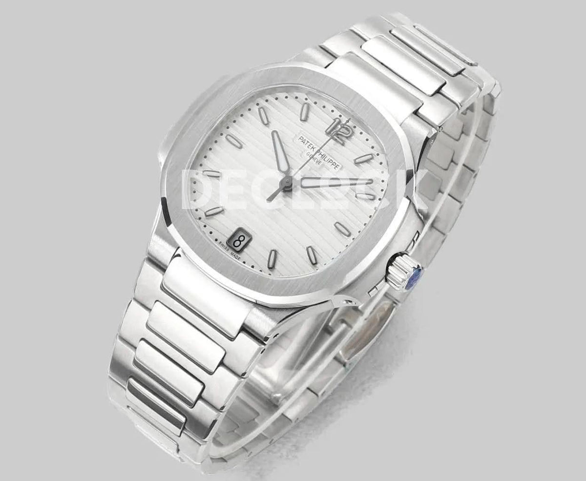 Replica Pattek Philippe Nautilus 7118/1A White Dial on Steel |  Declock.