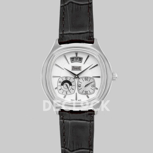 Replica Piaget Black Tie Emperador White Dial in Steel | Declock.