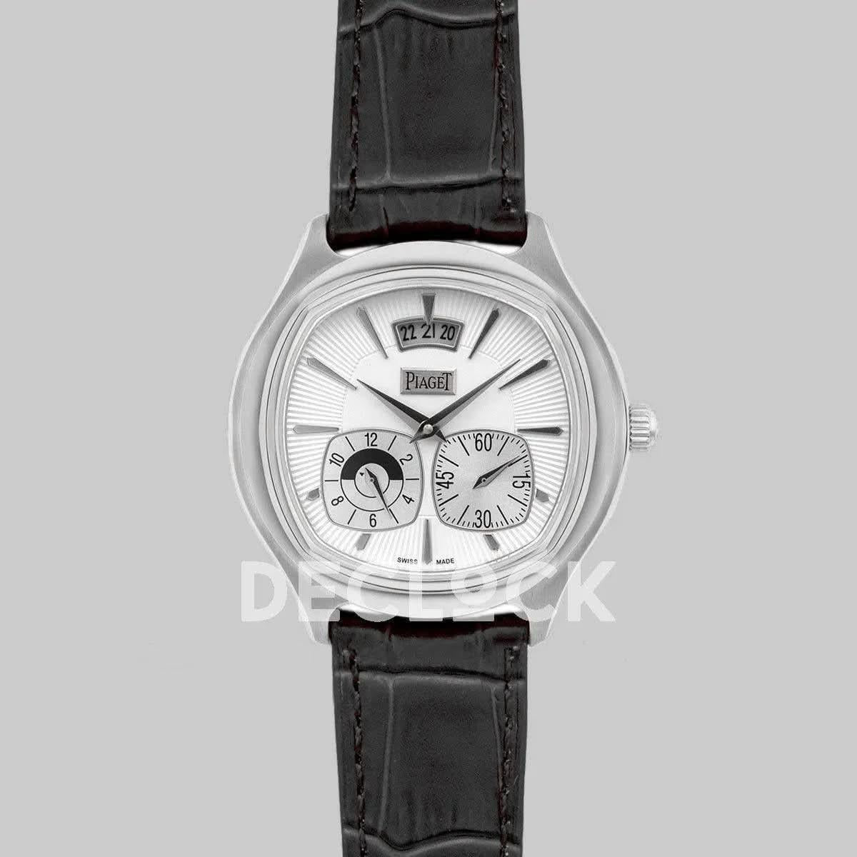 Replica Piaget Black Tie Emperador White Dial in Steel |  Declock.