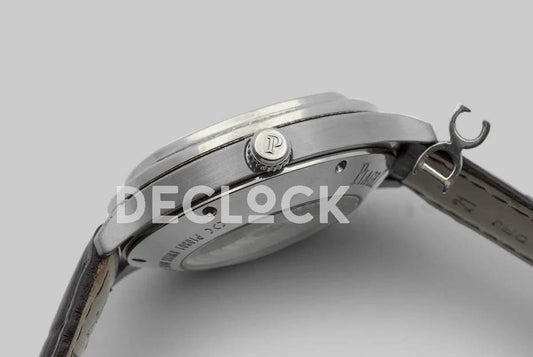 Replica Piaget Black Tie Emperador White Dial in Steel |  Declock.